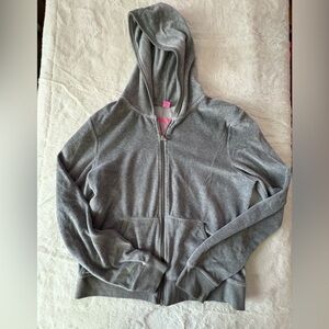 WINTER SALE ** Victoria's Secret Heather Gray Zip-Up Hoodie